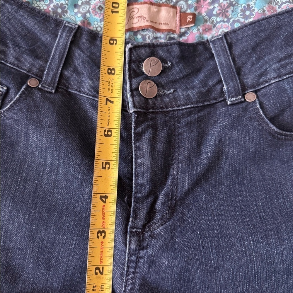 Paige Hidden Hills Bootcut Dark Wash Jeans Womens Size 29 - Picture 8 of 9